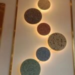 Nordic Creative Modern Simple Aisle Light Luxury Terrazzo Led Wall Lamp