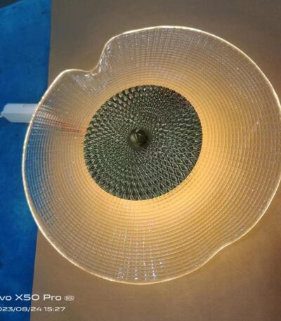 indoor glass wall lamp