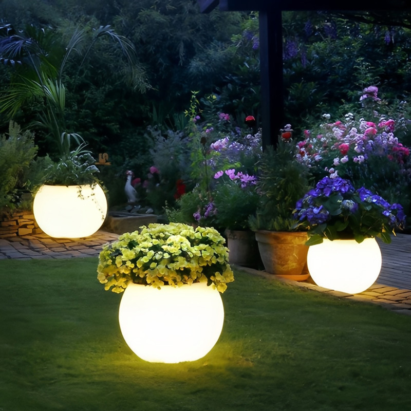 主图-01 Lumind Garden Plant Vase Lamp-LD10 - Image 1