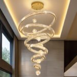 New Crystal LED Large Chandelier