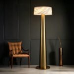 Lumind Alabaster Floor Lamp LM-9