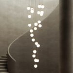 Lumind Spiral Stair Glass Ceiling Light LU17