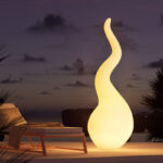 Lumind Solar Twisted Water Drop Landscape light-LD17
