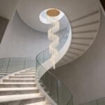 Lumind Loft Ceiling Spiral Crystal Pendant Light LU15
