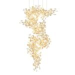 Lumind Luxury Ginkgo Leaf Ceramic LED Pendant
