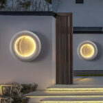Lumind Outdoor Moon Wall Lamp-LW02