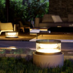 Lumind Outdoor Solar Pillar Lights-LP10