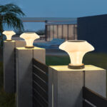 Lumind Outdoor Gate Pier Lamp-LP14