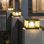 Lumind Outdoor LED Solar Pillar Light- LP16