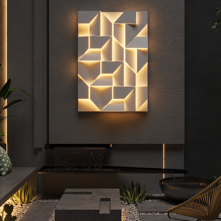 主图-03 Lumind Outdoor Rectangle Wall Lamp-LW05 - Image 1