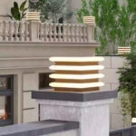 Lumind Outdoor Solar Pillar Lights-LP02