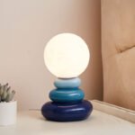 Lumind Stacked‑Stone Table Lamp-LT27