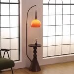 Lumind French Orange Floor Lamp-LF04